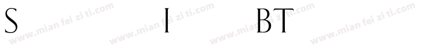 Schneidler Italic BT字体转换